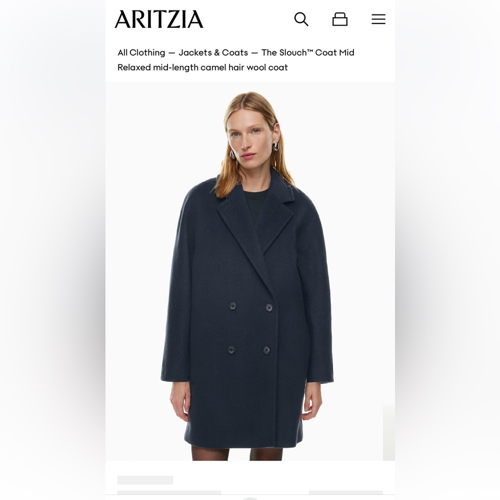 Aritzia Slouch Coat